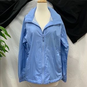 Columbia Sportswear Co Light Blue Windbreaker